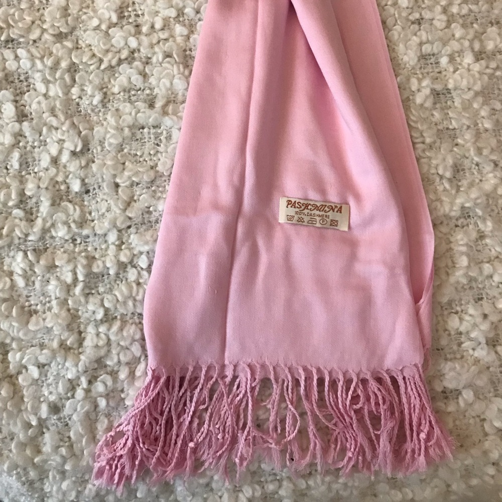 Pink Cashmere Pashmina